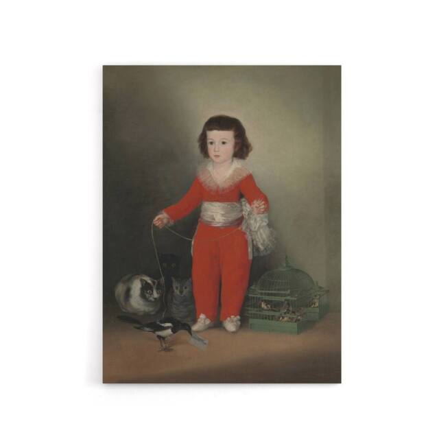 "Artery8 Red Manuel Portrait Francisco Goya Canvas Wall Art Print - Size: W18"" x H24""" - image 1