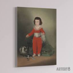 "Artery8 Red Manuel Portrait Francisco Goya Canvas Wall Art Print - Size: W18"" x H24""" - thumbnail 2