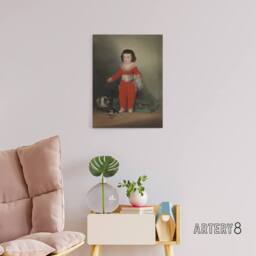 "Artery8 Red Manuel Portrait Francisco Goya Canvas Wall Art Print - Size: W18"" x H24""" - thumbnail 3