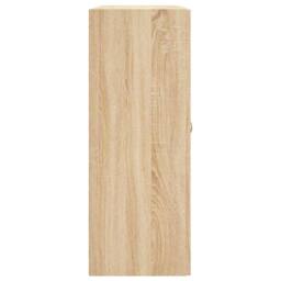 Berkfield Home Wall Mounted Cabinet Sonoma Oak 69.5x34x90 cm Engineered Wood in Light Tan - thumbnail 8