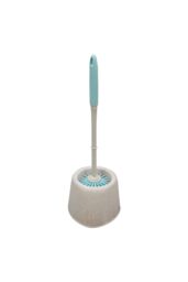 JVL Antibac Toilet Brush & White Plastic Bin - thumbnail 2