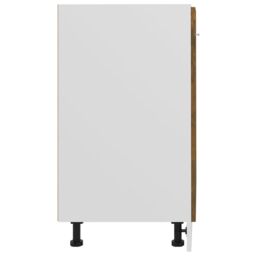 Berkfield Home Bottom Cabinet Smoked Oak 60x46x81.5 cm Engineered Wood in Brown - thumbnail 6