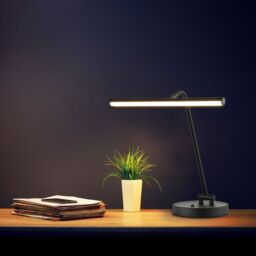 Happy Homewares Black LED Picture Light Desk Lamp with Touch Dimmer - thumbnail 7
