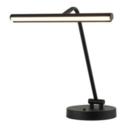 Happy Homewares Black LED Picture Light Desk Lamp with Touch Dimmer - thumbnail 2
