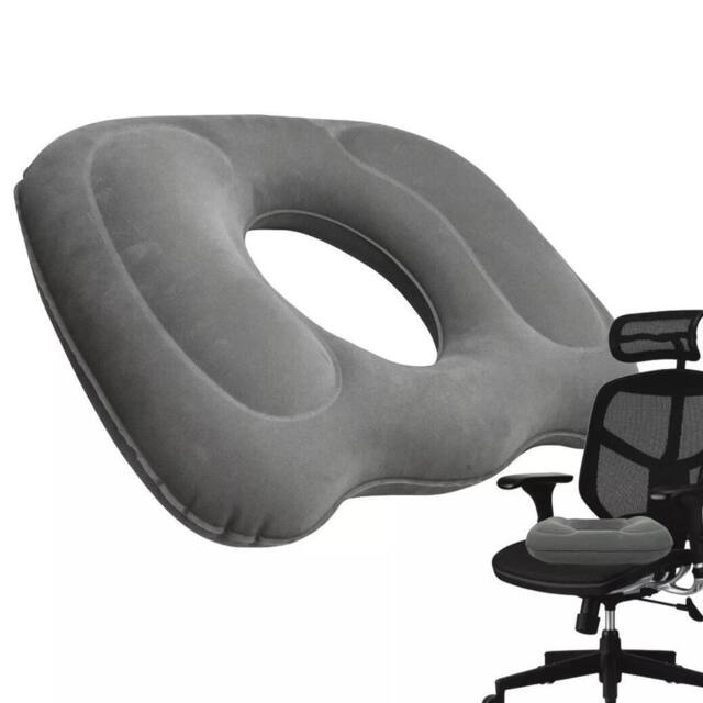 KORVIXA Inflatable Seat Cushion Bedsore Cushion in Grey - Size: 100 cm x 190 cm - image 1