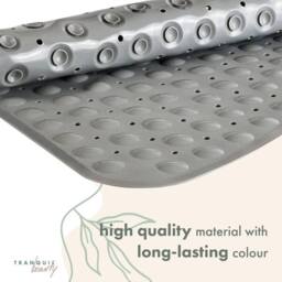 KORVIXA Sector Rubber Corner Shower Mat Anti-slip in Grey - thumbnail 4