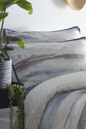 Appletree 'Landscape' 100% Cotton Floral Duvet Cover Set in Light Blue - Size: Super King - thumbnail 3