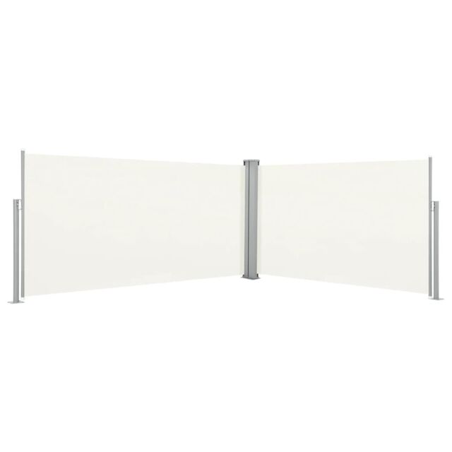 Berkfield Home Retractable Side Awning 160x600 cm Cream in Beige - image 1