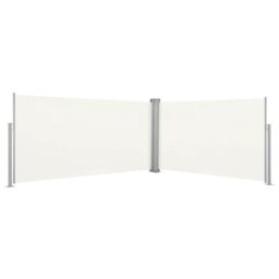 Berkfield Home Retractable Side Awning 160x600 cm Cream in Beige