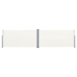 Berkfield Home Retractable Side Awning 160x600 cm Cream in Beige - thumbnail 2