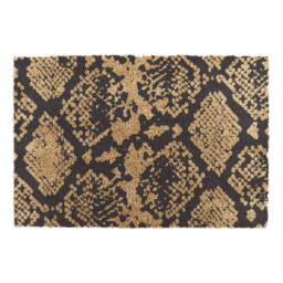 Artsy Mats Snake Print Coir Doormat (60 x 40cm) in Black - Size: 40 cm x 60 cm - thumbnail 6