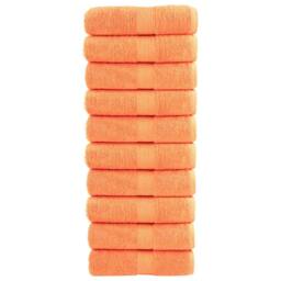 Berkfield Home Premium Soap Towels SOLUND 10 pcs Orange 30x30 cm 600 gsm - thumbnail 2