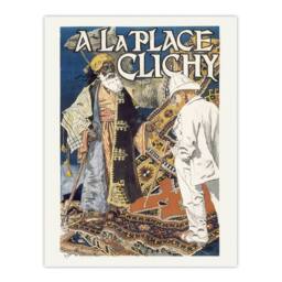 Artery8 Eugene Grasset Place Clichy Art Nouveau Advert Framed Wall Art Print - Size: A4 - thumbnail 3