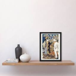 Artery8 Eugene Grasset Place Clichy Art Nouveau Advert Framed Wall Art Print - Size: A4 - thumbnail 2