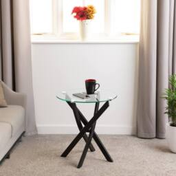 Seconique Sheldon Side Table in Black - thumbnail 1