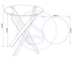 Seconique Sheldon Side Table in Black - thumbnail 5