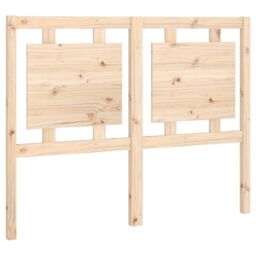 Berkfield Home Bed Headboard 125.5x4x100 cm Solid Pine Wood in Brown - thumbnail 2