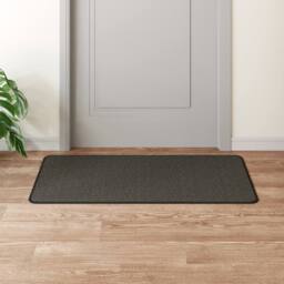 Berkfield Home Elegant Carpet Runner Sisal Look Anthracite 50x100 cm in Charcoal - Size: 100 cm diameter - thumbnail 2