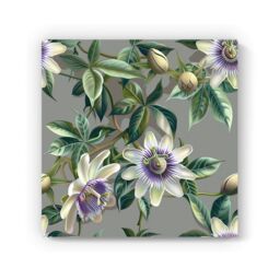 Warren Reed - Designer Passion Flowers Canvas - Size: w40 inch x h40 inch - thumbnail 2