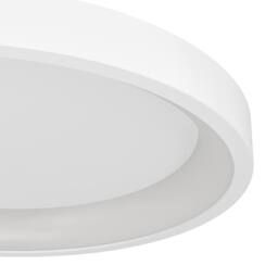 Eglo Loretello-Z Smart Control Steel LED RGB Modern Ceiling Light, White - thumbnail 5
