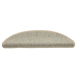 Berkfield Home Stair Mats Self-adhesive Sisal-Look 15 pcs 56x17x3 cm Light Green in Grey - Size: Medium - thumbnail 4