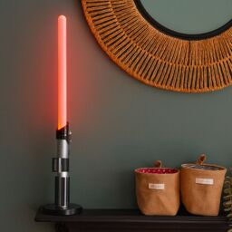 Menkind Star Wars Darth Vader Vibrant Red Lightsaber Desk Lamp
