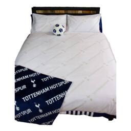 Tottenham Hotspur FC Line Duvet Cover Set in Blue - Size: Double - thumbnail 2