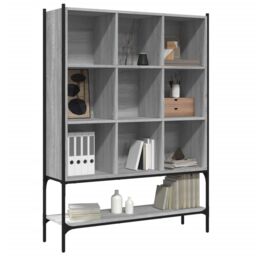Berkfield Home Bookcase Grey Sonoma 102x30x141.5 cm Engineered Wood - thumbnail 4