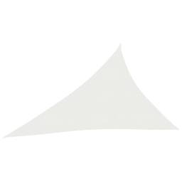 Berkfield Home Sunshade Sail 160 g/m ² White 4x5x6.8 m HDPE - thumbnail 1