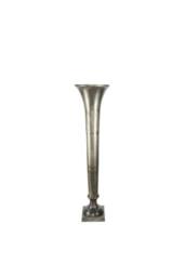 KDMD Antique Silver Poseidon Trumpet Vase 117 x 29cm - Size: 117 x 29 cm - thumbnail 2