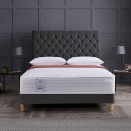 Rest Relax Orchid Comfort Quilted Mattress in White - Size: Super King