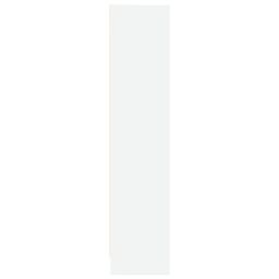 Berkfield Home Bookcase White 80x24x109 cm Engineered Wood - Size: 80 x 24 x 109 cm - thumbnail 5