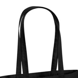 Westford Mill Cotton Tote Bag in Black - thumbnail 2