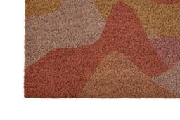 Orsina Bellevie Coir Doormat in Orange - Size: 100 cm diameter - thumbnail 3