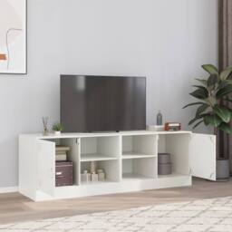 Berkfield Home TV Cabinets 2 pcs White 67x39x44 cm Steel - Size: 67 x 39 x 44 cm - thumbnail 2