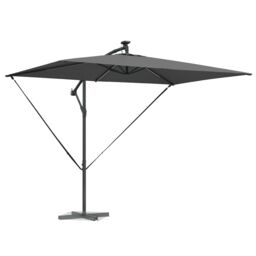 Berkfield Home Cantilever Banana Parasol Anthracite 294 x 200 x 254 cm - thumbnail 3