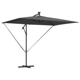 Berkfield Home Cantilever Banana Parasol Anthracite 294 x 200 x 254 cm - thumbnail 2