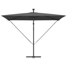 Berkfield Home Cantilever Banana Parasol Anthracite 294 x 200 x 254 cm - thumbnail 5