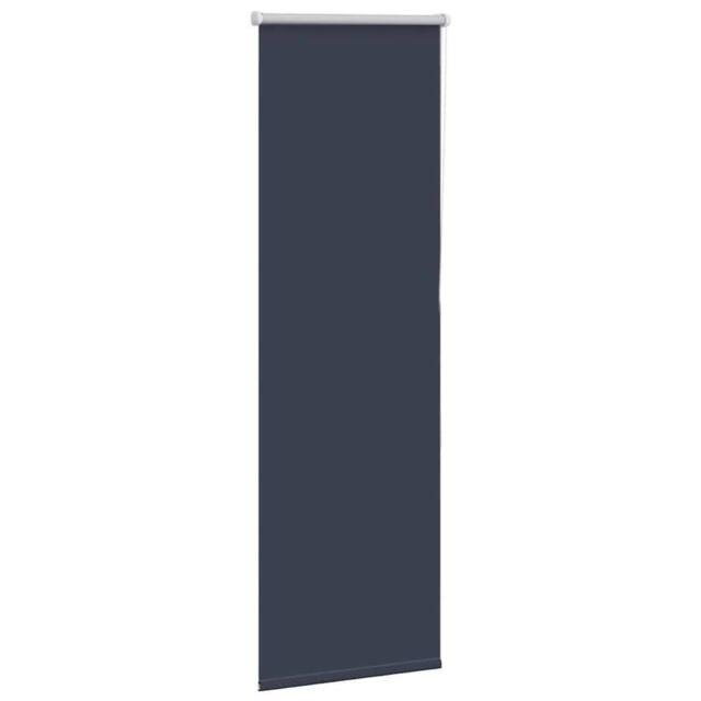Berkfield Home Roller Blind Blackout Marine 40x130 cm Fabric Width 35.7 cm Polyester in Blue - image 1
