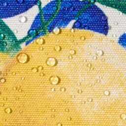 OHS 4 Pack Lemon Abstract Water Resistant Outdoor Filled Cushions Garden in Blue - Size: 45 cm x 45 cm - thumbnail 4