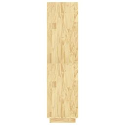 Berkfield Home Book Cabinet/Room Divider 80x35x135 cm Solid Pinewood in Brown - Size: 80 x 35 x 135 cm - thumbnail 6