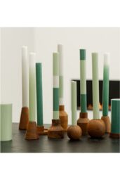 Originalhome Wood Candle Holder in Brown - thumbnail 2