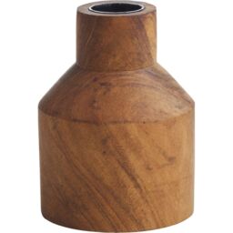 Originalhome Wood Candle Holder in Brown - thumbnail 1