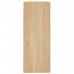 Berkfield Home Wall Mounted Cabinet Sonoma Oak 69.5x34x90 cm in Light Tan - thumbnail 8