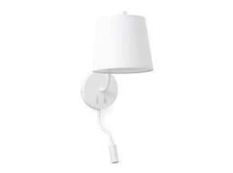 Netlighting LED 1 Light Indoor Wall Light Reading Lamp White E27 - thumbnail 1