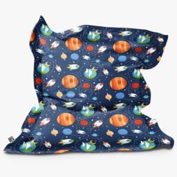 rucomfy Beanbags rucomfy Outer Space Kids Squarbie Bean Bag - Versatile Kids Seating - thumbnail 5