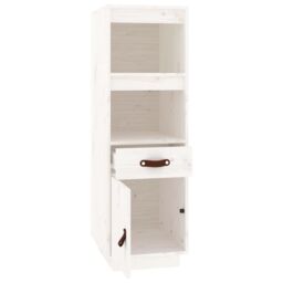 Berkfield Home Highboard White 34x40x108, 5 cm Solid Wood Pine - thumbnail 6
