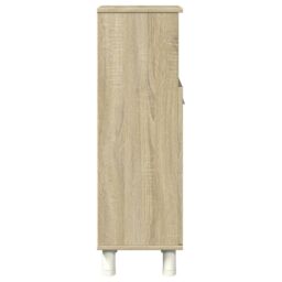 Berkfield Home Bathroom Cabinet Sonoma Oak 30.5x30x95 cm Engineered Wood in Brown - thumbnail 5
