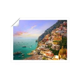 "Warren Reed - Designer Positano, Amalfi Unframed Art Print - Size: W16"" x H24""" - thumbnail 2