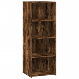 Berkfield Home Highboard Smoked Oak 45x41x124 cm Engineered Wood in Brown - Size: 45 x 41 x 124 cm - thumbnail 2
